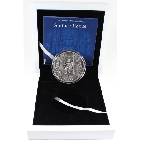 Solomon Islands Silver 2025 $10 7 Wonders - Statue of Zeus (Tax Exempt)
