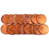 Image 1 : 16x 1oz Assorted .999 Fine Copper Rounds. 16pcs.