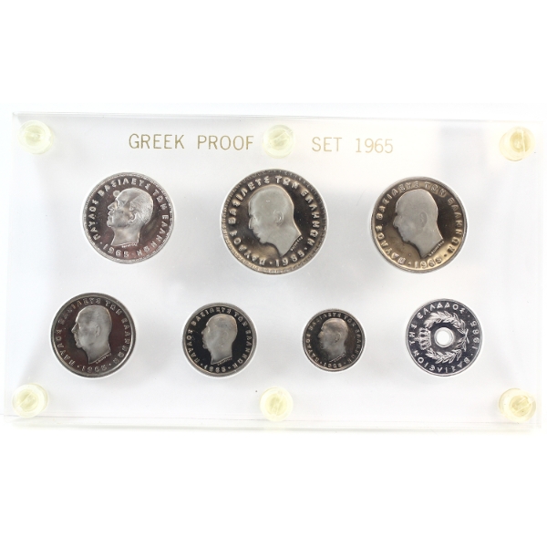 Greece 1965 Proof Set
