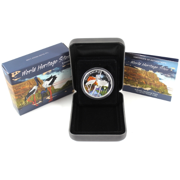 Australia Silver 2013 $1 World Heritage Sites- Kakadu National Park 1oz .999 Fine Silver 