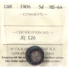 Image 1 : 5-cent 1906 ICCS MS64