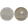 Image 1 : 2x 1oz Chevrolet Motors- Corvette & The American Zombuff Zombucks .999 Fine Silver Rounds. 2pcs