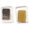 Image 2 : 2x 1g Johnson Matthey .9999 Fine Gold & .999 Fine Silver Sealed Bars. 2pcs (Tax Exempt)