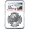 Image 1 : 2018 $5 Incuse Design 1oz Silver Maple Leaf NGC MS70 First Releases (Tax Exempt)