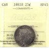 Image 1 : 25-cent 1881H ICCS EF45