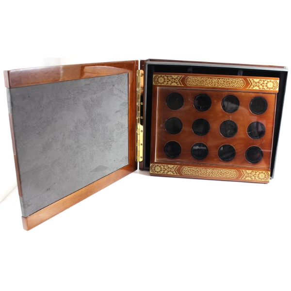 *EMPTY RCM 2010-2021 $150 Gold Classic Zodiac Deluxe Display Case
