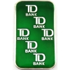 Image 2 : 1oz JM Johnson Matthey .999 Fine Silver Green Enameled Bar w/ TD Back (Tax Exempt)