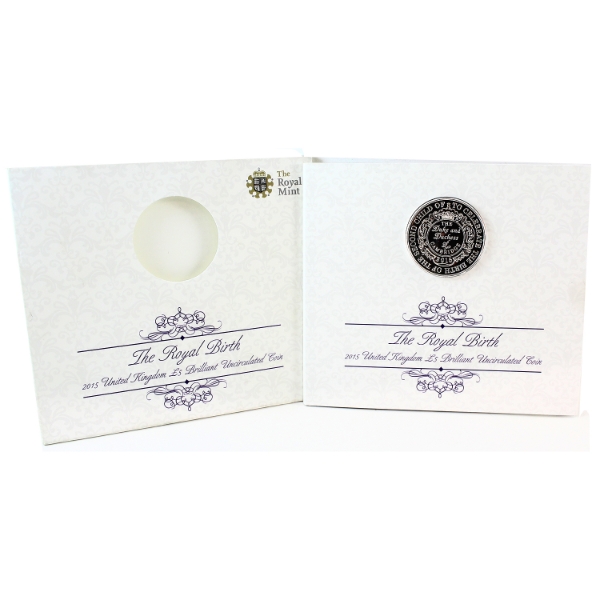 Great Britain 2015 5 Pound The Royal Birth