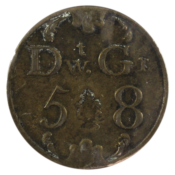 Great Britain Brass 1760-1820 Guinea Coin Weight