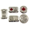 Image 1 : 5x 1oz RSSC .999 Fine Silver Bars & Rounds. 5pcs. (Tax Exempt)