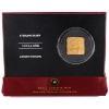 Image 1 : 2006 $3 Square Sterling Silver Gold Plated Coin - The Beaver