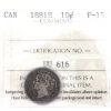 Image 1 : 10-cent 1881H ICCS F15