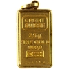 2.5g Credit Suisse .9999 Fine Gold Bar Pendant (Tax Exempt)