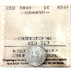 Image 1 : 5-cent 1899 ICCS MS64