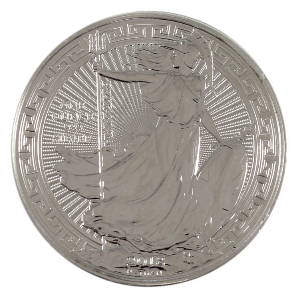 1oz Great Britain 2018 2 Pounds Britannia .999 Fine Silver Round (Tax Exempt)