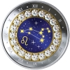Image 5 : 2019 $5 Zodiac 12-Coin .9999 Fine Silver Set in Decorative Box. (Tax Exempt)