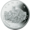 Image 2 : 2004 Arctic Fox .9999 Fine Silver Fractional Set (Tax Exempt)