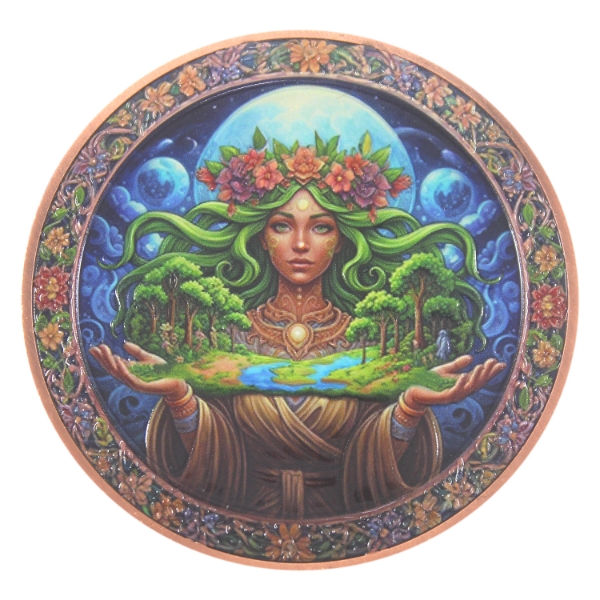 5oz 2026 Mother Nature .999 Fine Copper Round w/ Colour