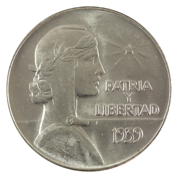 Cuba Silver 1939 Peso BU
