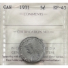 Image 8 : 5-cent 1929 AU55, 1930 AU50, 1931 EF45, 1935 EF40, 1937 MS64 & 1965 PL66 Heavy Cameo ICCS. 6pcs.