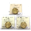Image 1 : Loon $1 2016 Olympic, 2016 Women's Vote & 2019 Equality ICCS MS67. 3pcs. 