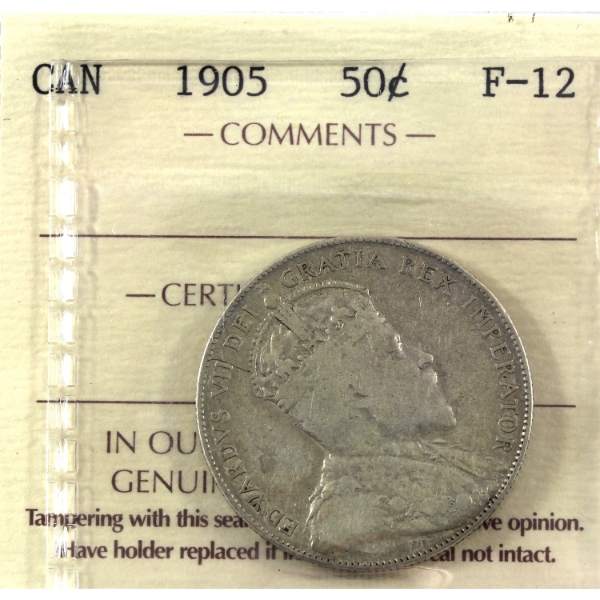 50-cent 1905 ICCS F12