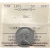 Image 1 : 5-cent 1971 ICCS SP67 UHC