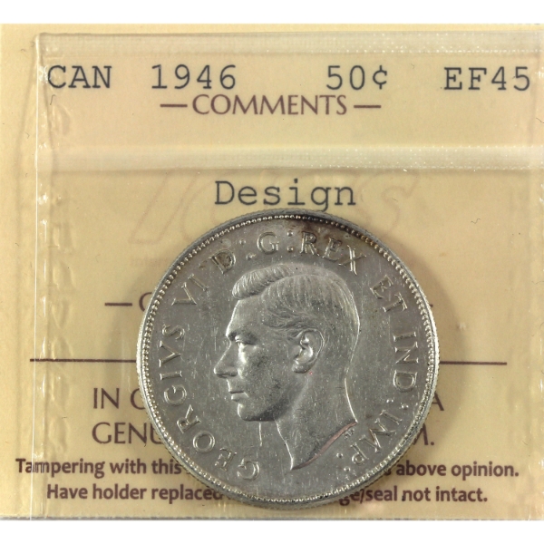 50-cent 1946 Design ICCS EF45
