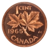 Image 2 : 1-cent 1965 LB B5 Type 3 ICCS PL66 Red
