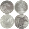 Image 1 : 4x 1oz World 2016-2018 Assorted .999 Fine Silver Rounds. 4pcs (Tax Exempt)