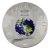 Image 1 : Cook Islands Silver 2012 $10 Nano Earth 'Hold The World In The Palm Of Your Hand' Sterling Silver 