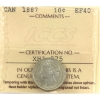 Image 1 : 10-cent 1887 7/7 ICCS EF40