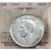 Silver $1 1946 ICCS MS60