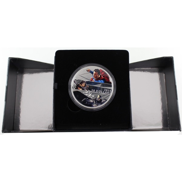 2016 Canada $30 Batman VS Superman Dawn of Justice 2oz .9999 Fine Silver (Tax Exempt)