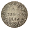 Image 1 : Newfoundland 20-cent 1899 Hook 99 F