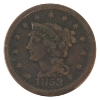 Image 1 :  USA 1853 1-cent VF (Impaired)