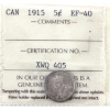 Image 1 : 5-cent 1915 ICCS EF40 