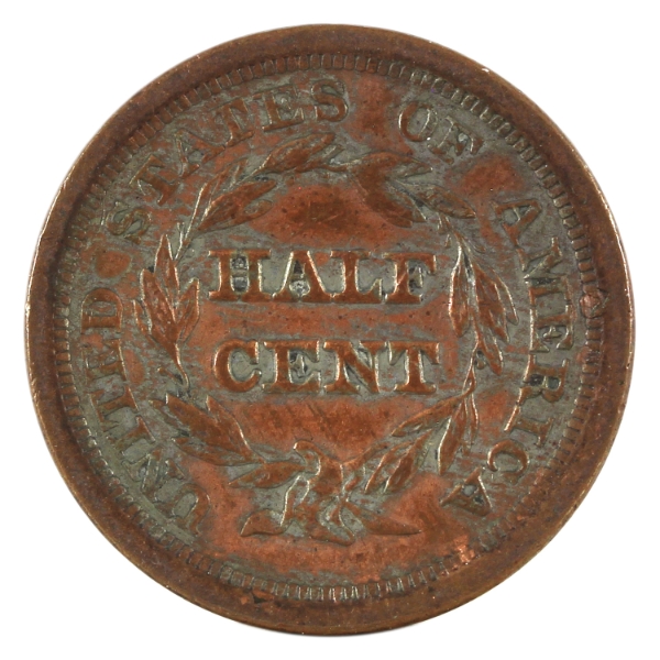 USA 1851 Half Cent