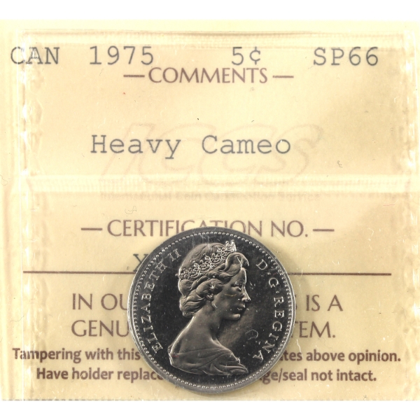 5-cent 1975 ICCS SP66 HC