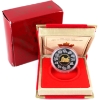 Image 1 : 1998 $15 Lunar Year of the Tiger Sterling & Gold Plated Coin