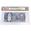 Image 1 : BC-70aA 2013 $10 Single Note Replacement BCS CUNC64 Original Macklem-Carney SN: FTC9684885