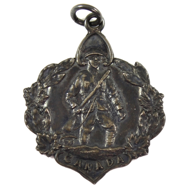 1919 Unknown Military Medallion 5.28g-Sterling Silver, 23mm