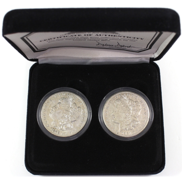 USA Silver 1878-1921 First & Last Morgan Silver Dollar Set