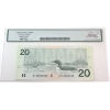 Image 2 : BC-58a-ii 1991 $20 Low Serial # AIA0000545 Legacy Superb Gem UNC68 PPQ Thiessen-Crow 