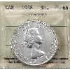 Image 1 : Silver $1 1958 ICCS PL66 Cameo