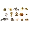 Lot of 15x Assorted Religious Pins. 15pcs. 