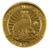 Image 1 : 1/10oz 2022 $5 The Majestic Polar Bear .9999 Fine Gold Coin (Tax Exempt)