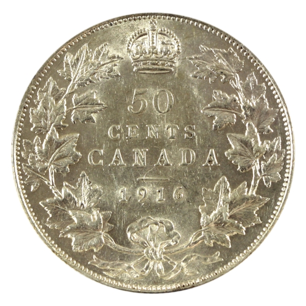 50-cent 1916 AU-UNC