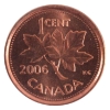 Image 2 : 1-cent 2006 Magnetic ICCS MS66 Red