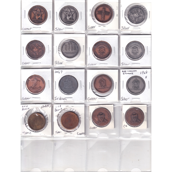 ONA 1959 to 1968 Collection of Medals & Memorabilia. 16pcs